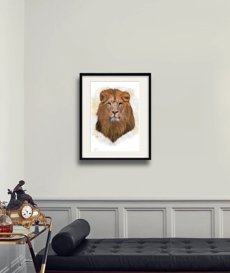 The Lion, Inklife Safari, ANTFOX Gallery — ANTFOX